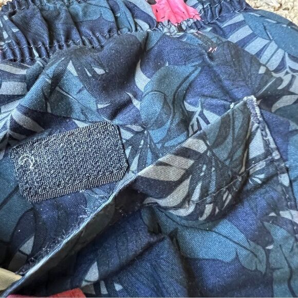 Beverly Hills Polo Club Navy Pink Flamingo Swim Trunks Size Large - Picture 6 of 9